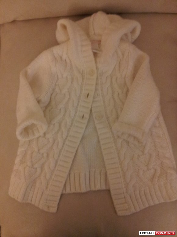 Janie & Jack Sweater Coat - 6-12 months