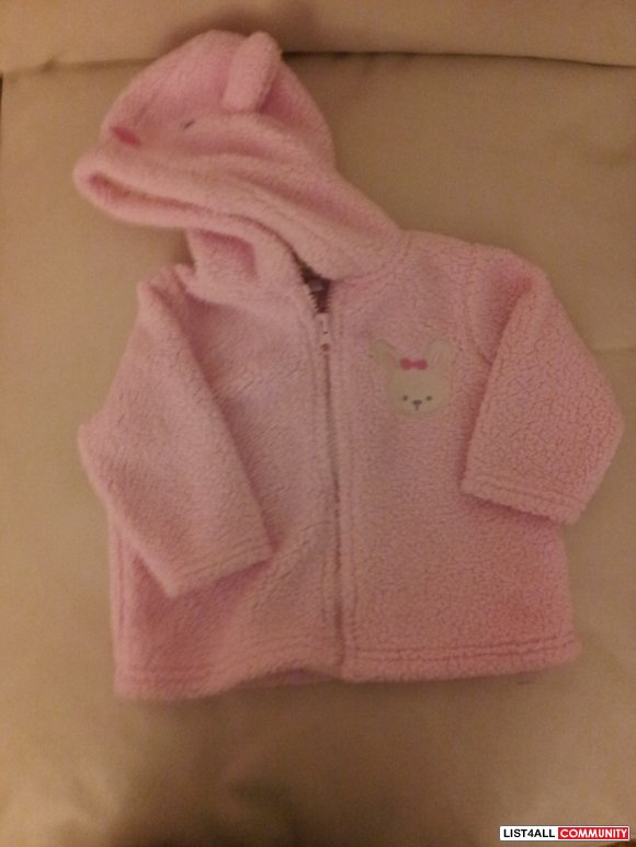 Pink hoody - 6-9 months -new