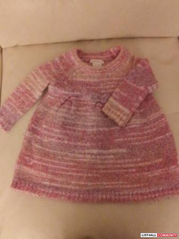 Joe Fresh Sweater Dress - 12-18 months - like new