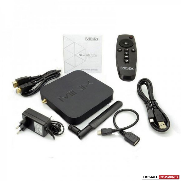 MINIX NEO X8-H Plus Quad-Core 4K H265 Android TV Box Media Hub