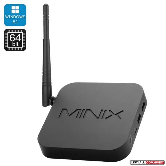 MINIX NEO Z64 Windows 8.1 Intel Mini PC TV Box Media Player
