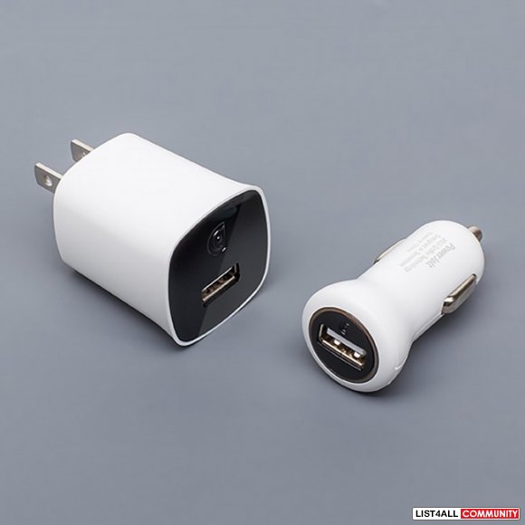 GRIFFIN PowerBlock + PowerJolt Wall & Car Charger