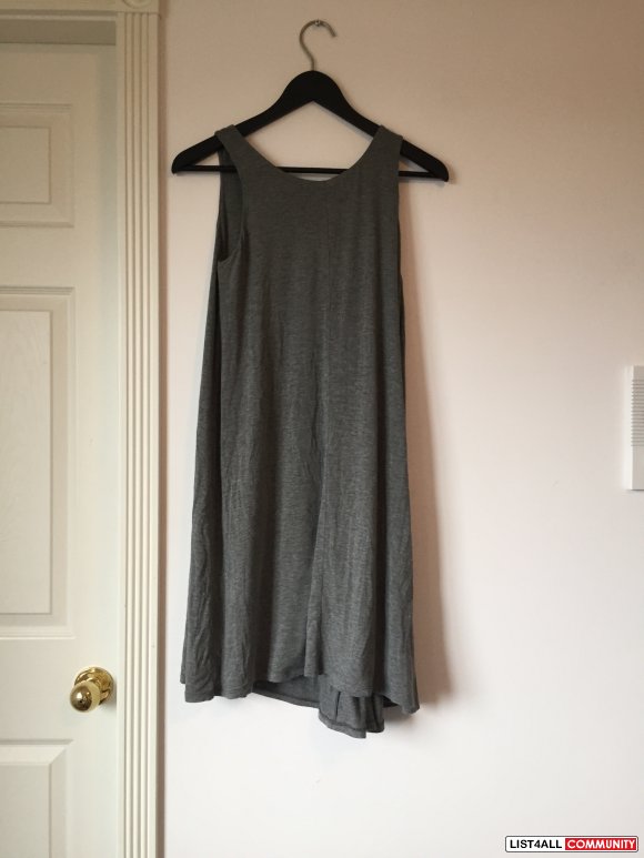 Kit & Ace cashmere/silk/rayon grey tank dress Size M- fits xs-m