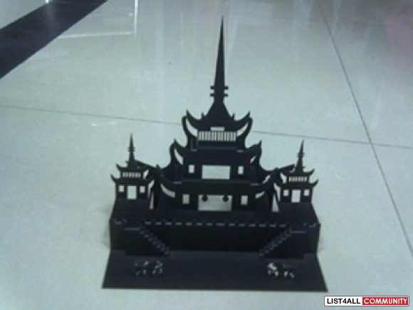 3D pop up greeting card cutter box design plotter cutting machine