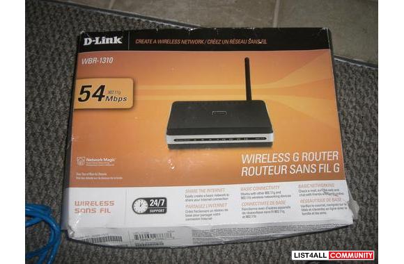 wireless router for a leptop for sale with it accessories as is in the