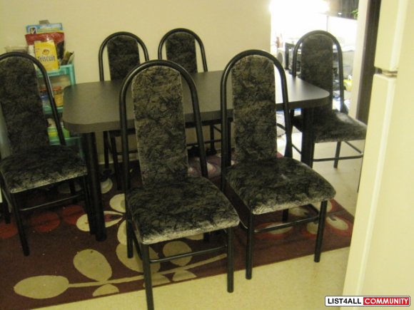 7 Piece Dining Table Set (1 Table + 6 chairs )