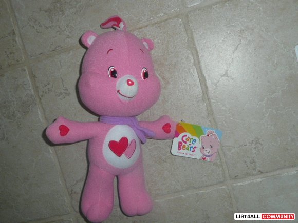 Care Bear - Love-A-Lot Bear - new with tags