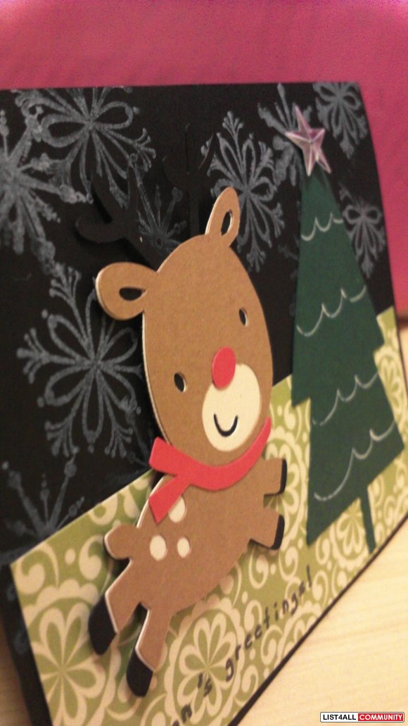 Seasons Greetings Reindeer