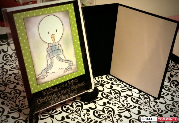 Mr Snowman card