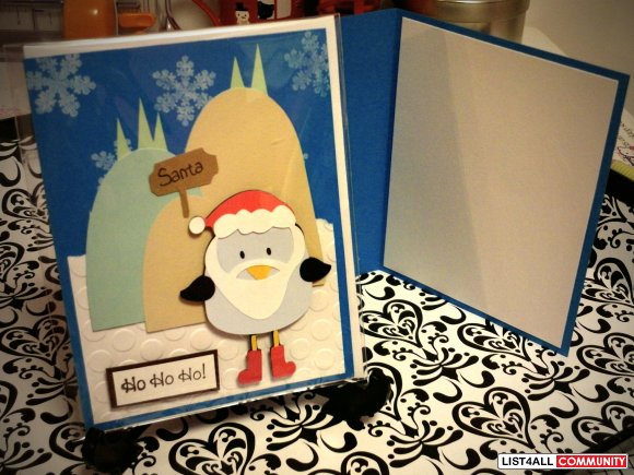 Santa birdy ho ho ho card