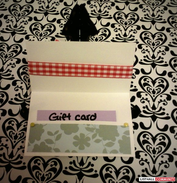 Gift card holder:  snow buddy