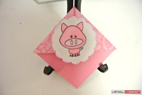 Piggy bookmark