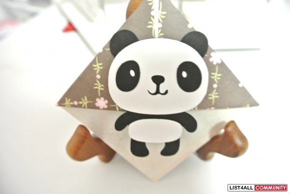 Panda corner bookmark