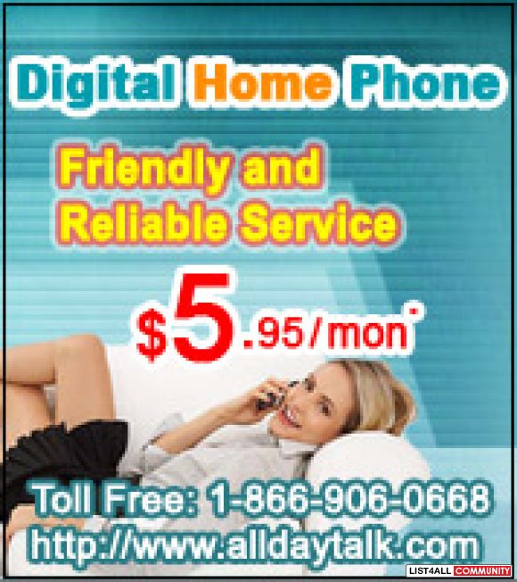 Alldaytalk, Reliable VoIP Digital Home Phone Provider in Vancouver