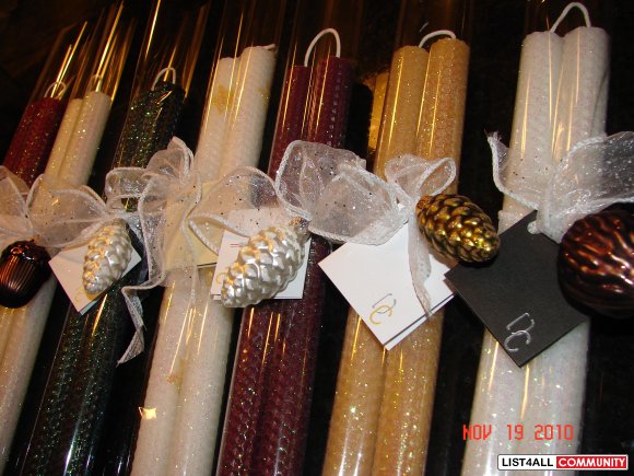Bees Wax Candles - Beautiful Christmas Gifts - Custom Orders