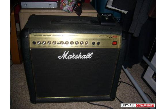 Marshall Valvestate 2000 AVT 50 amp plus foot switch