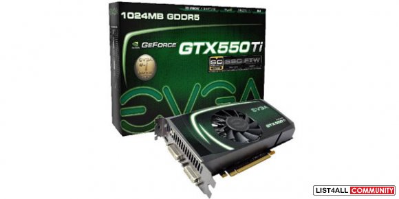EVGA GeForce GTX 550 Ti Superclocked