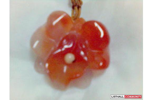 Jade Orchid Adjustable Necklace