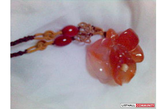 Jade Orchid Adjustable Necklace