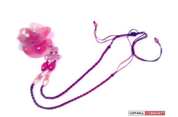 Jade Orchid Adjustable Necklace