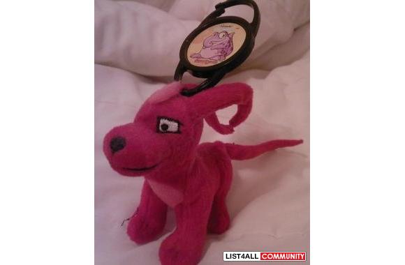 Red Gelert Neopet Pet + Petpet Plushie Keychain