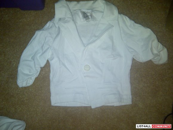 white blazer