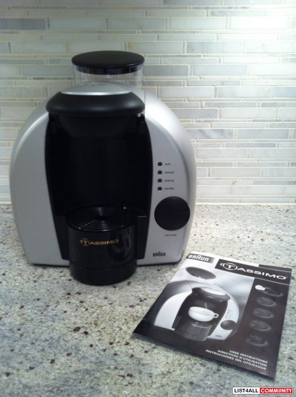 Braun Tassimo Single Serve Coffee Maker