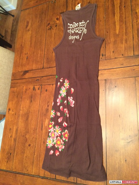 Ed Hardy by Christian Audigier - Tank dress (one size, fits small/Xs)