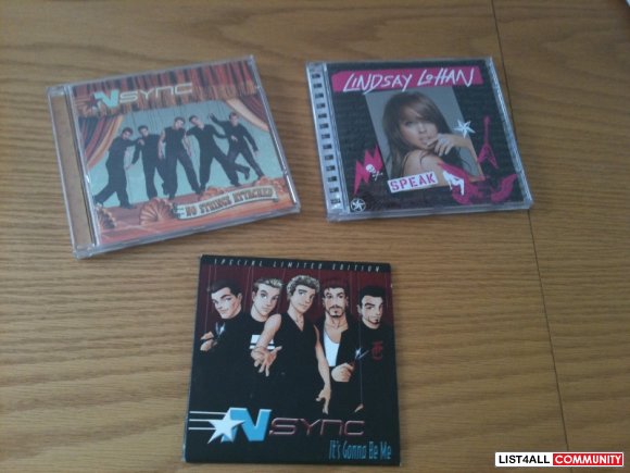 NSYNC AND LINDSEY LOHAN CDS
