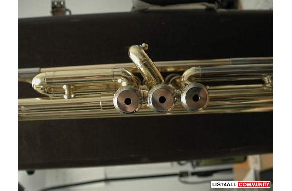 Japanese made Yamaha brass trumpet