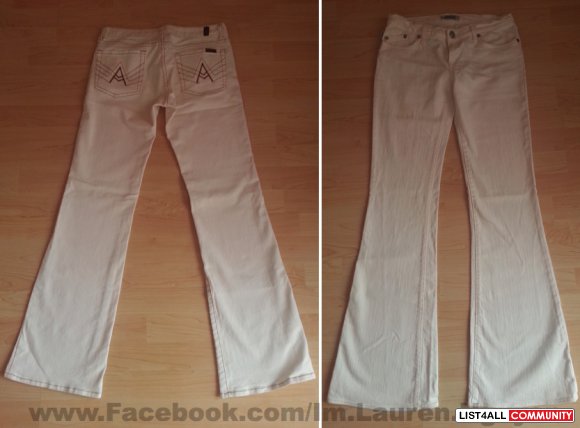 Seven For All Mankind with Bronze "A" pockets