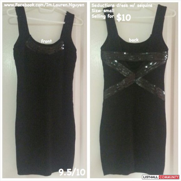 Seductions dress with sequins