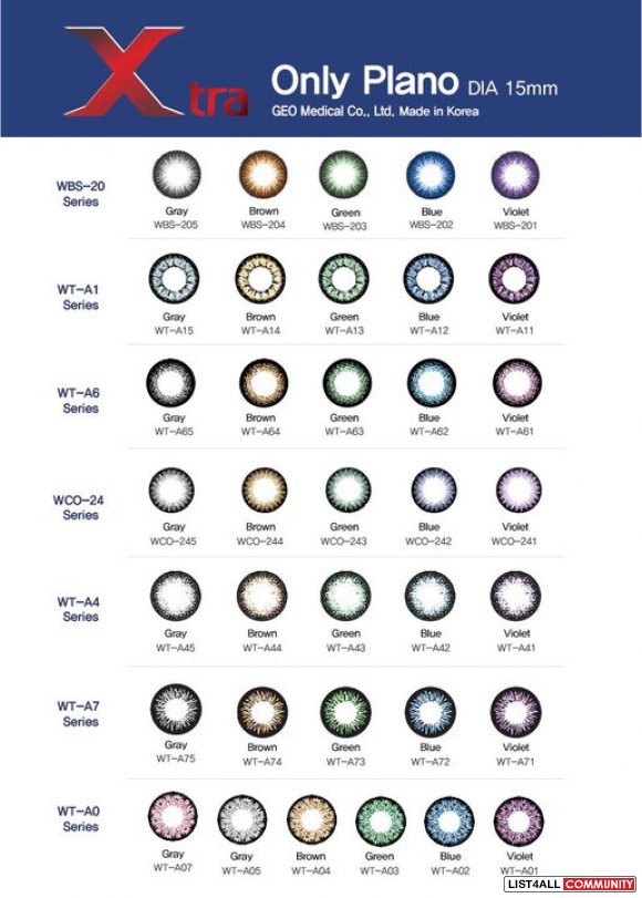 Geo Contacts Lens