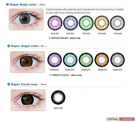Geo Contacts Lens