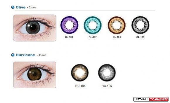 Geo Contacts Lens