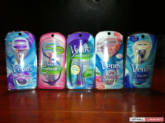 Gillette Venus Embrace Spa Breeze Razor