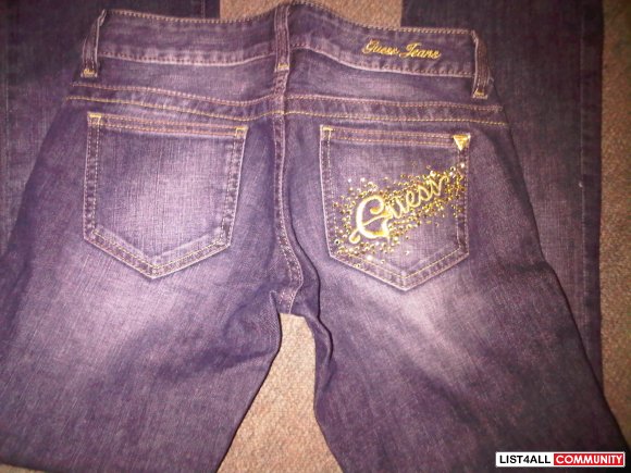GUESS jeans size 24. worn only once