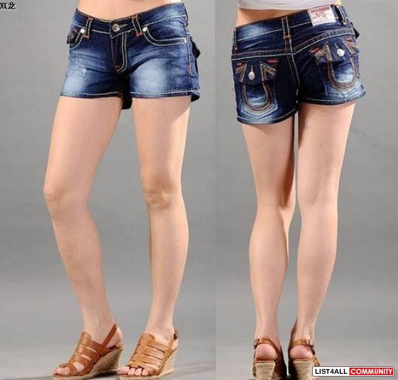 low price True Religion skirt skort denim  jeans womens