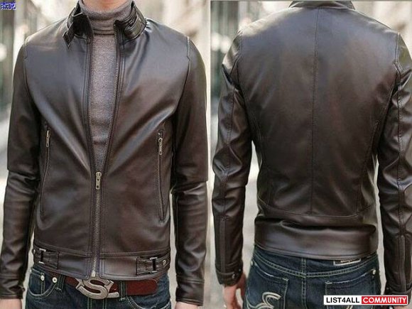 Authentic DIOR HOMME 10AW NWT LEATHER COLLAR AND WOOL JACKET M-XXXL
