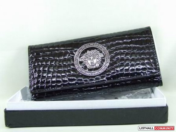 Good quality New Versace Gianni White Python Womens Clutch Wallet