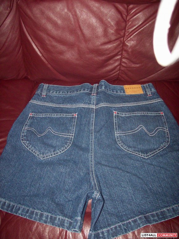 Womens brand new denim shorts size 12