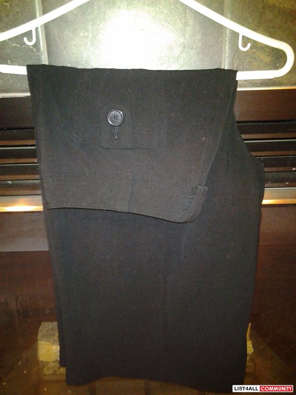 Black Dress Capris/Shorts Size 14
