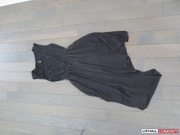 Black asymmetrical dress