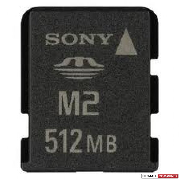 Sony 512mb M2 micro flash memory stick