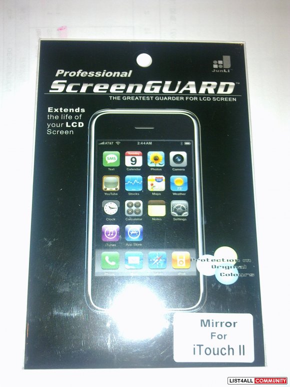 BRAND NEW ITOUCH MIRROR SCREEN PROTECTOR