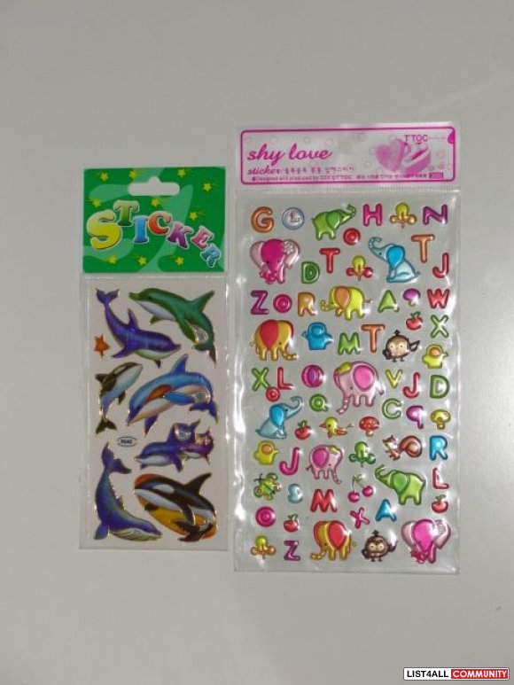 Kids' Stickers Cheap - $0.25