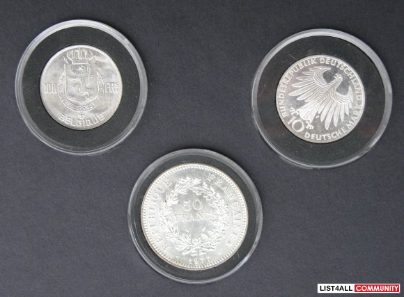 Vanishing Silver Dollars of Western Europe