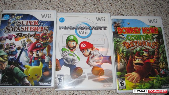 Wii games for sale - most of the best games out there