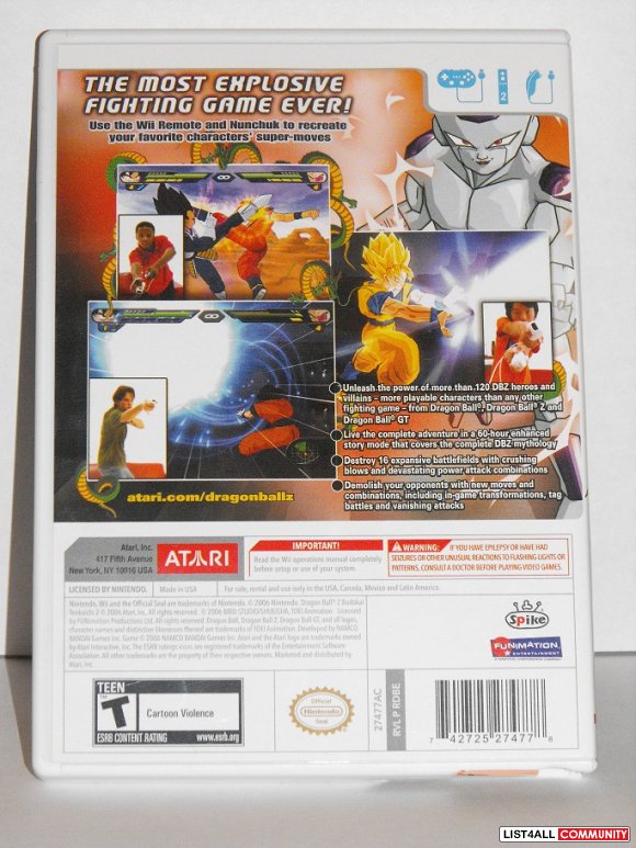 Dragon Ball Z: Budokai Tenkaichi 2 (Wii)