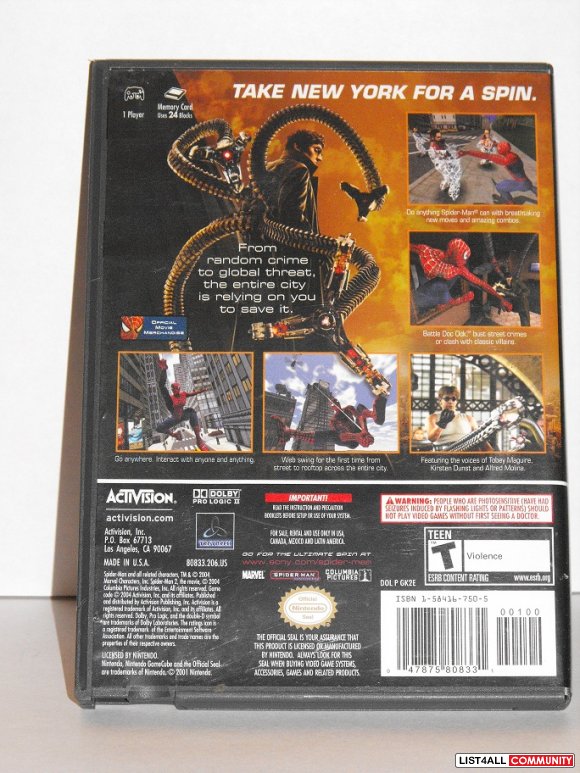 Spider-Man 2 (GCN)